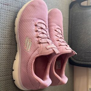 Skechers Women's light blush Athletic Sneakers